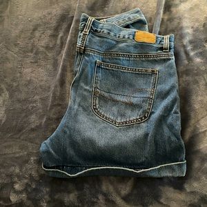 High Waisted Jean Shorts - Size 12
